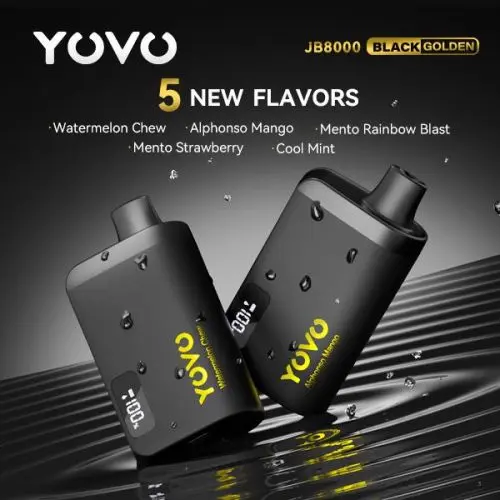 Yovo JB8000 Black Gold Edition Vape Wholesale USA