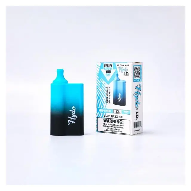 Blue Razz Ice Hyde I.D. Recharge 4500 Puffs Single Disposable Bulk Deal!