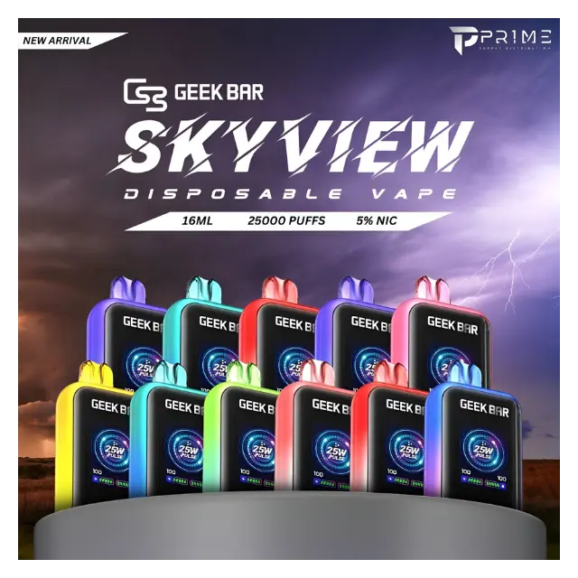 Geek Bar Skyview 25000 Puffs Rechargeable Disposable