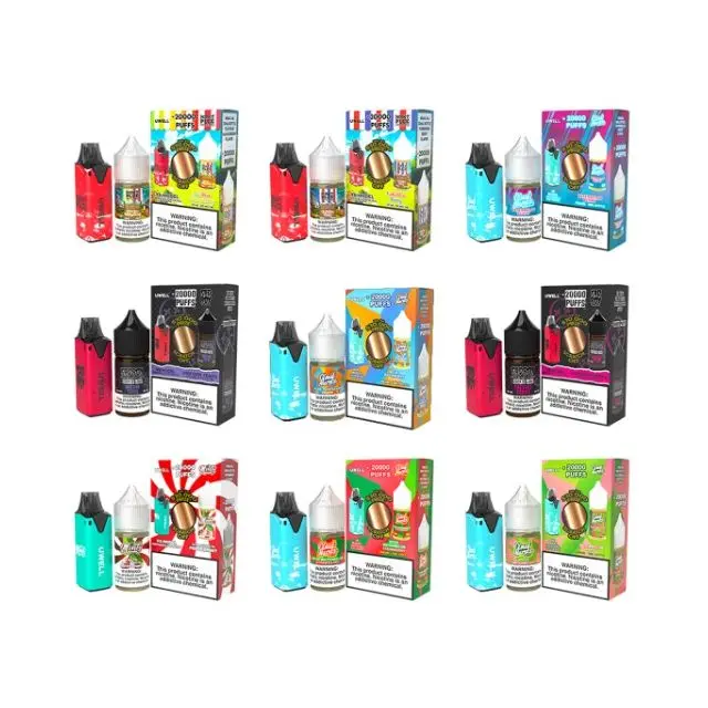 Uwell V6 Disposable Pod System Kit + Daddy's Vapor Salts (30mL)
