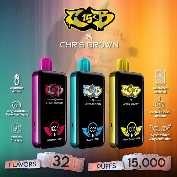Chris Brown CB15K Rechargeable Disposable