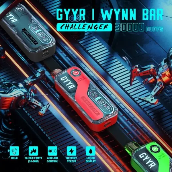 GYYER Wynn Bar 30000 Puffs Rechargeable Disposable