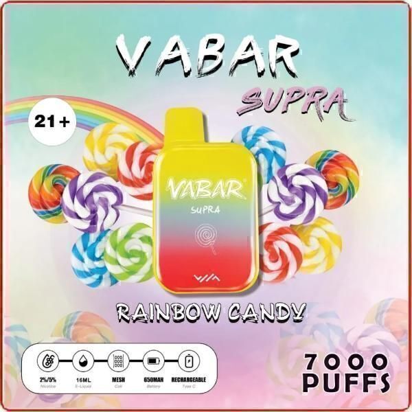 Vabar Supra 7000 Puffs Disposable 10-Pack - Vape Wholesale USA - $0