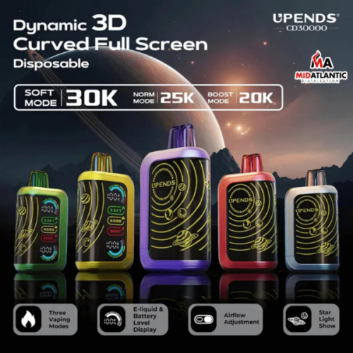 UPENDS CD30,000 Puffs Disposable-5-Pack 