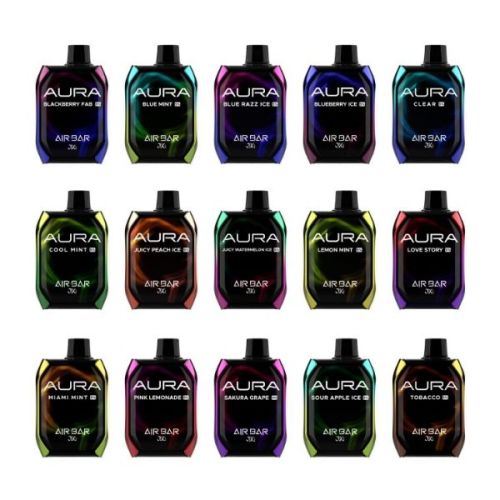 Air Bar Aura 25,000 Puffs Disposable 27mL (5 Pack)