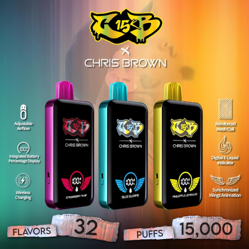 Chris Brown CB15K Rechargeable Disposable