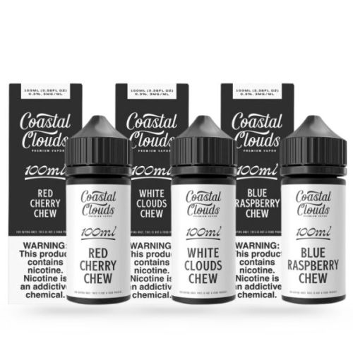 Coastal Clouds 100mL Series Blue Raspberry Chew