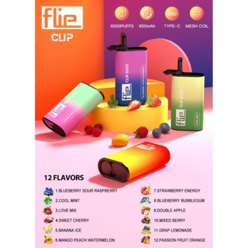 Flie Clip 6000 Puffs Disposable
