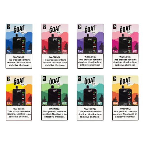 Goat Bar 25,000 Puffs Disposable - Best Flavors