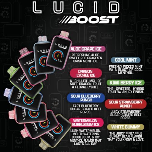 Lucid Boost 20,123 Puffs Disposable Vape
