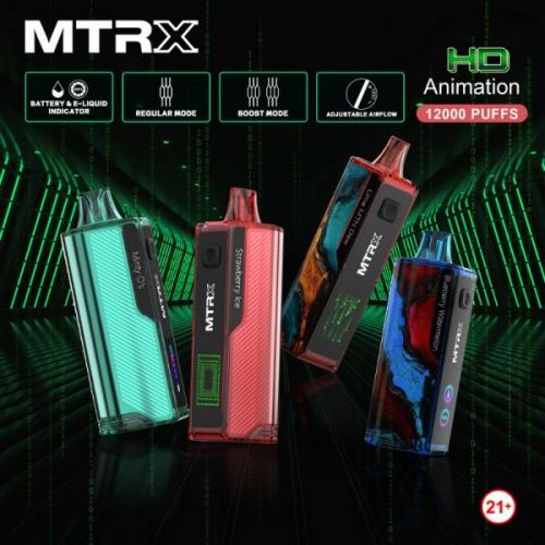 MTRX 12000 Puffs Rechargeable Vape Vape Wholesale USA