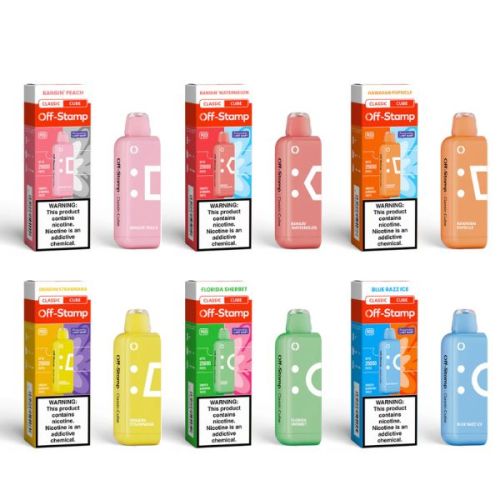 Off-Stamp X-CUBE 25,000 Puffs Flavor Pods Blue Razz Ice