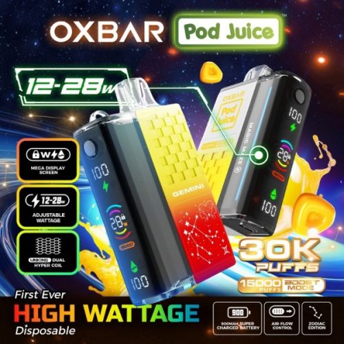 Pod Juice x OXBAR Magic Maze 2 30k Puffs Rechargeable Disposable