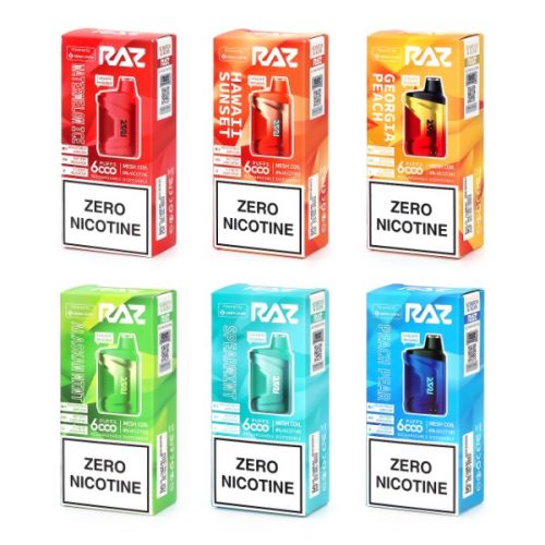Raz CA6000 ZERO 6000 Puffs Disposable for wholesale and bulk pricing from Vape Wholesale USA
