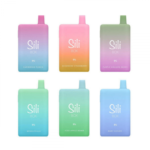 Sili Box Turbo Hit 6000 Puffs Disposable 5-Pack for wholesale and bulk pricing from Vape Wholesale USA