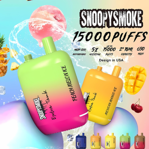 SnoopySmoke Extra Tank 15000 Puffs Recharge Vape