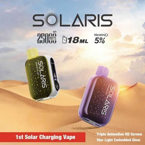 Solaris 25000 Puffs Rechargeable Disposable