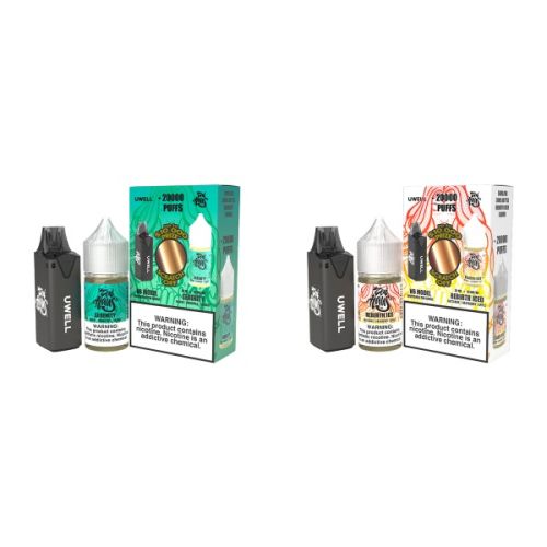 Best Deal Uwell V6 Pod Kit + Daddy's Vapor Vape Juice 30mL Bundle - Vape Wholesale USA
