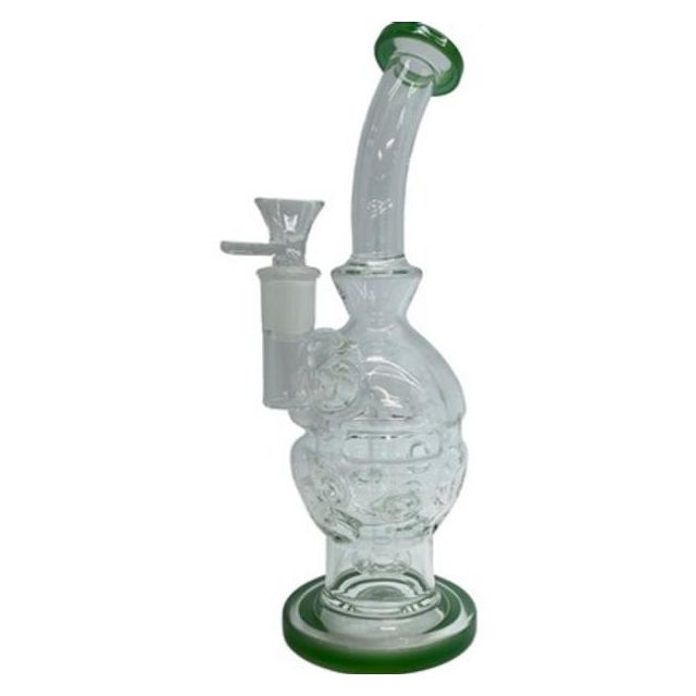 10" Bubble Percolator Glass Water Pipe