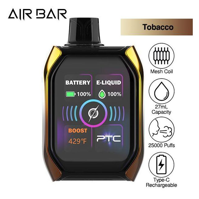Air Bar Aura 25,000 Puffs Disposable 27mL (5 Pack)