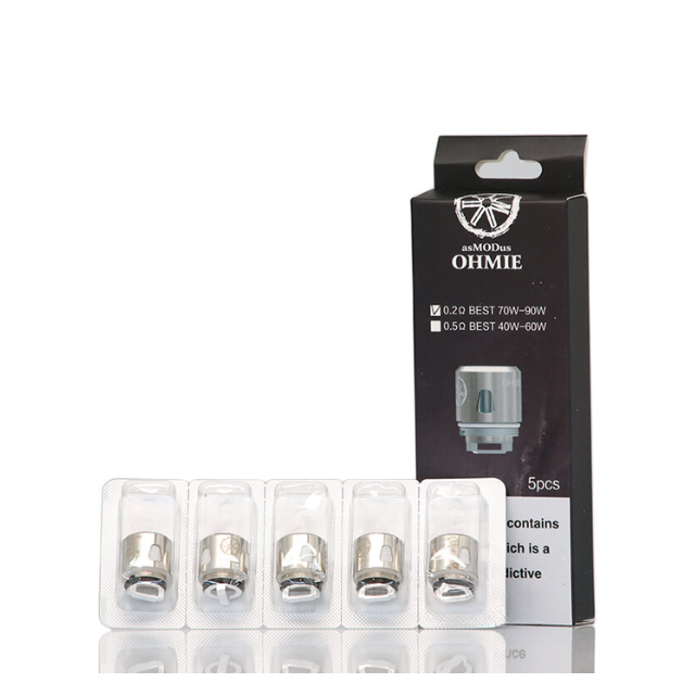 Asmodus OHMIE Replacement Coils 5-Pack - Vape Wholesale
