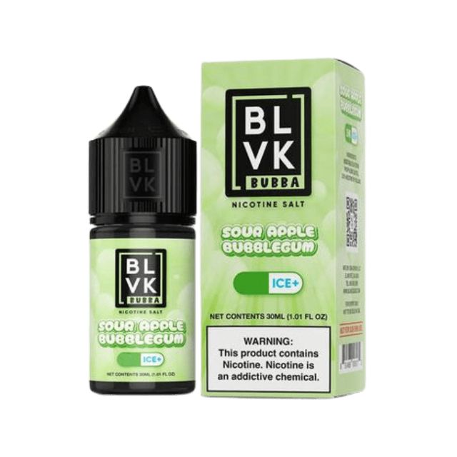 BLVK Salts 30mL Bubba Sour Apple Bubblegum