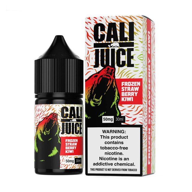 Cali Juice Salt 30mL Vape Juice Series - Frozen Strawberry Kiwi