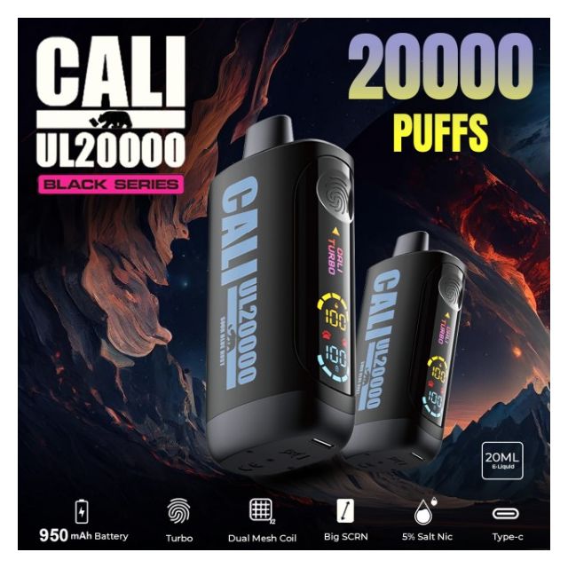 Cali UL20000 Black Series Disposable