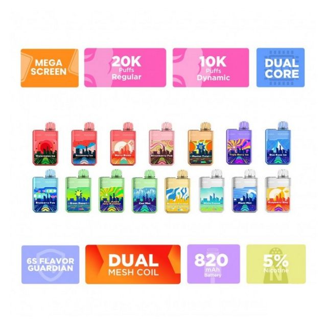 Digiflavor x Geek Bar Lush 20,000 Puffs Disposable