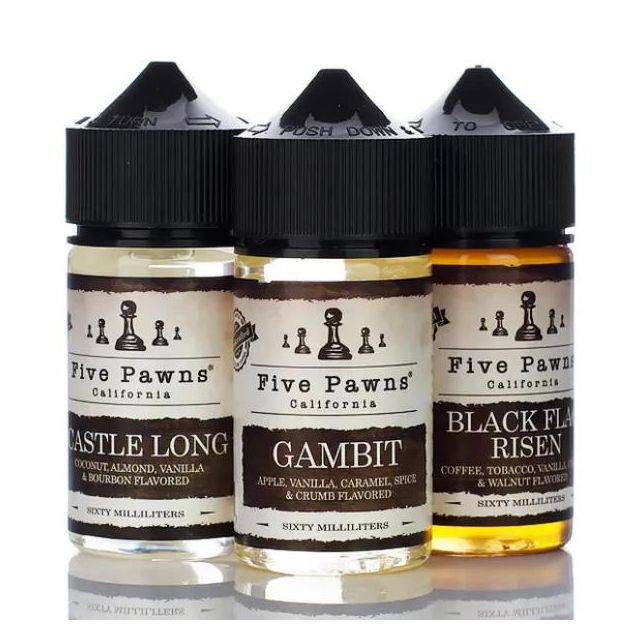 Five Pawns E-Liquid No Nicotine Vape Juice