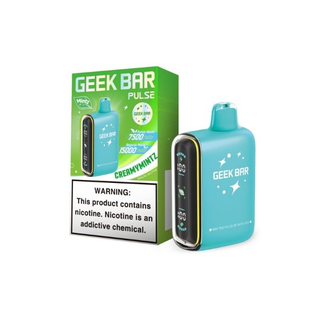 Geek Bar Pulse Mintz Edition 15,000 Puffs - Creamymintz