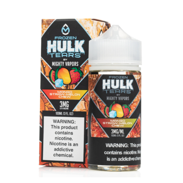 Hulk Tears E-Liquid Series 100mL - Frozen Mango Straw-Melon Chew