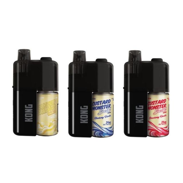 Kong by Zilla x Custard Monster Salt 30mL 30,000 Puff Disposable 30mL