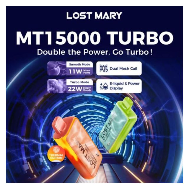 Lost Mary MT15000 Turbo Thermal Edition Rechargeable Vape