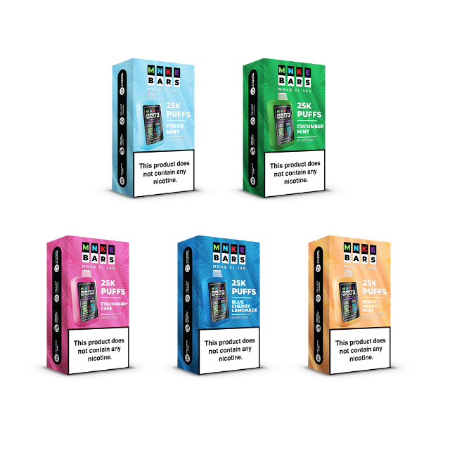 MNKE Bars XL ZERO 25000 Puffs Disposable - Best Flavors