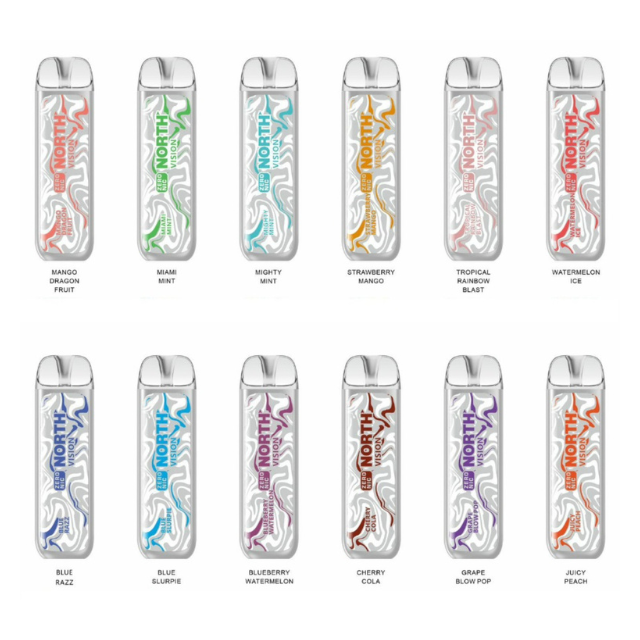 North Vision 15,000 Puffs Zero Nicotine Disposable - Vape Wholesale USA
