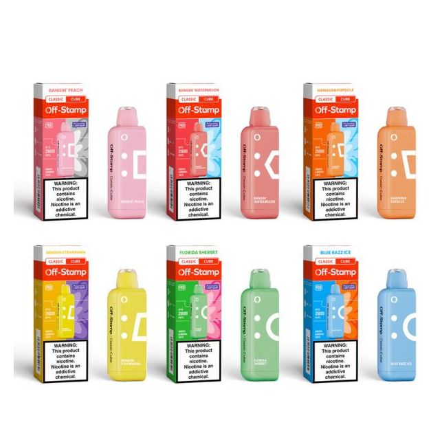 Off-Stamp X-CUBE 25,000 Puffs Flavor Pods Blue Razz Ice