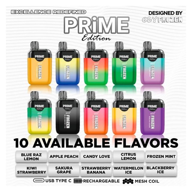 Oly Frozen Prime Edition 6500 Puffs Disposable