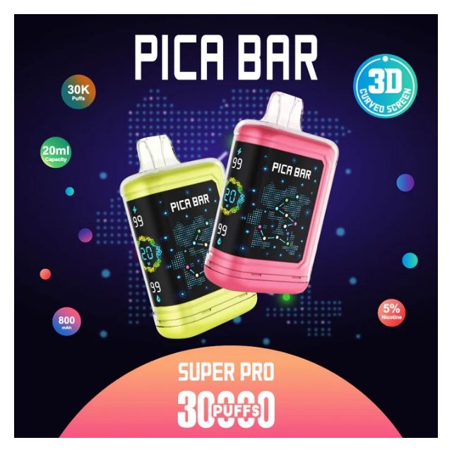 PICA BAR Super Pro 30,000 Puffs Disposable