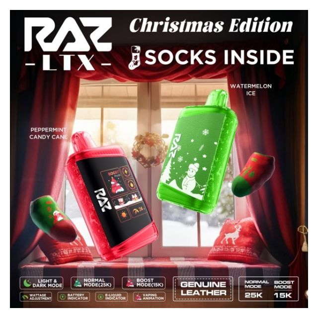 RAZ LTX 25,000 Puffs Disposable Christmas Edition