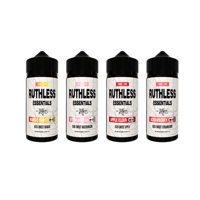 Ruthless Essentials E-Liquid Series 100mL Best Flavors