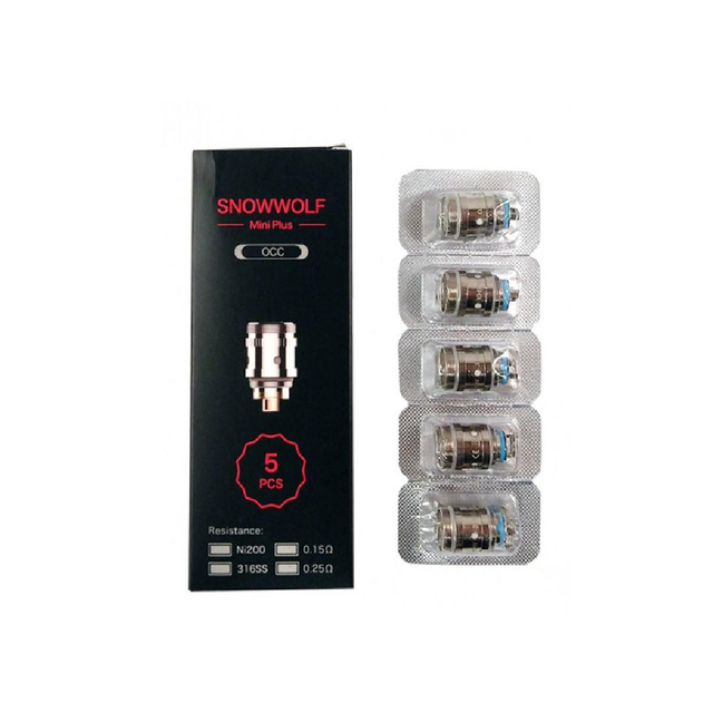 SnowWolf Mini Plus Coils 5-Pack - Vape Wholesale USA