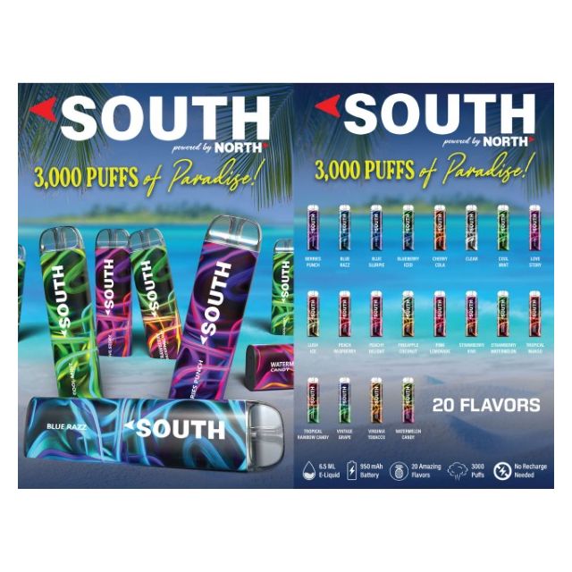 South by North 3000 Puffs Disposable - All