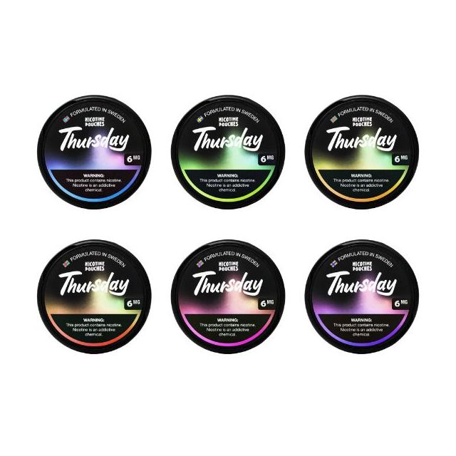 Thursday Nicotine Pouches (20ct Can)(5-Can Pack)