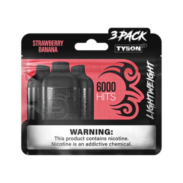 Tyson 2.0 Lightweight Disposable Vape Strawberry Banana