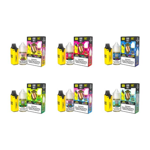 Best Deal Uwell V6 Pod Kit + Twist Salts 30mL Bundle - Vapw Wholesale USA