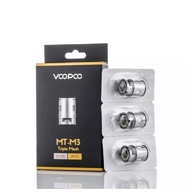 Voopoo MT-M3 Triple Mesh Replacement Coil 3-Pack - Vape Wholesale USA