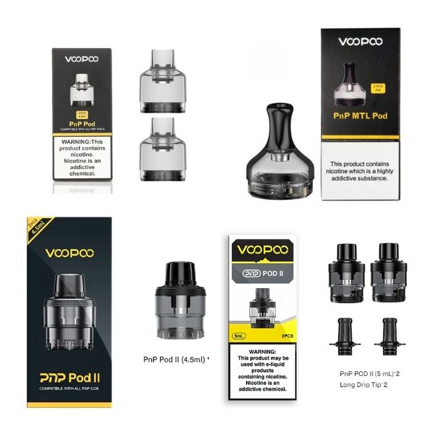 VooPoo PnP Replacement Pods 2 Pack Wholesale