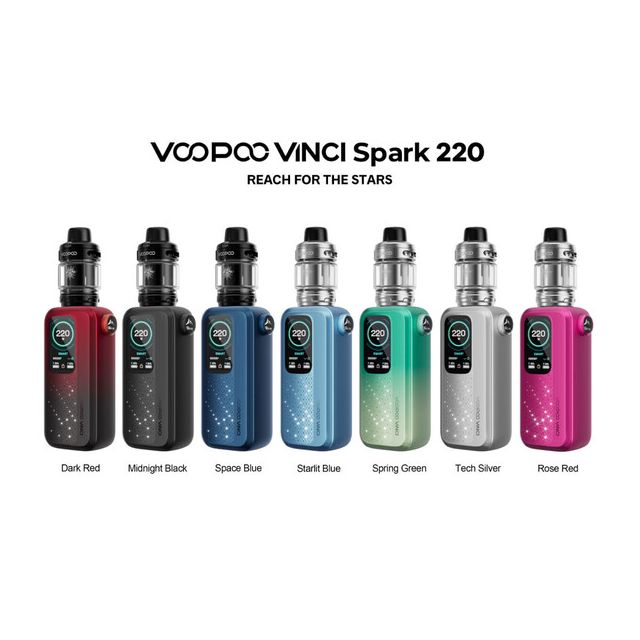 VooPoo Vinci Spark 220 Box Mod Starter Kit - Vape Wholesale USA
