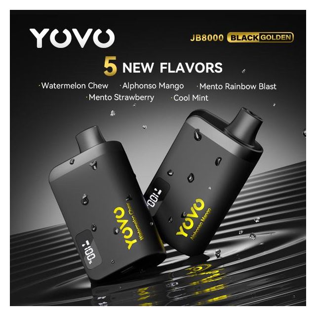 Yovo JB8000 Black Gold Edition Vape Wholesale USA